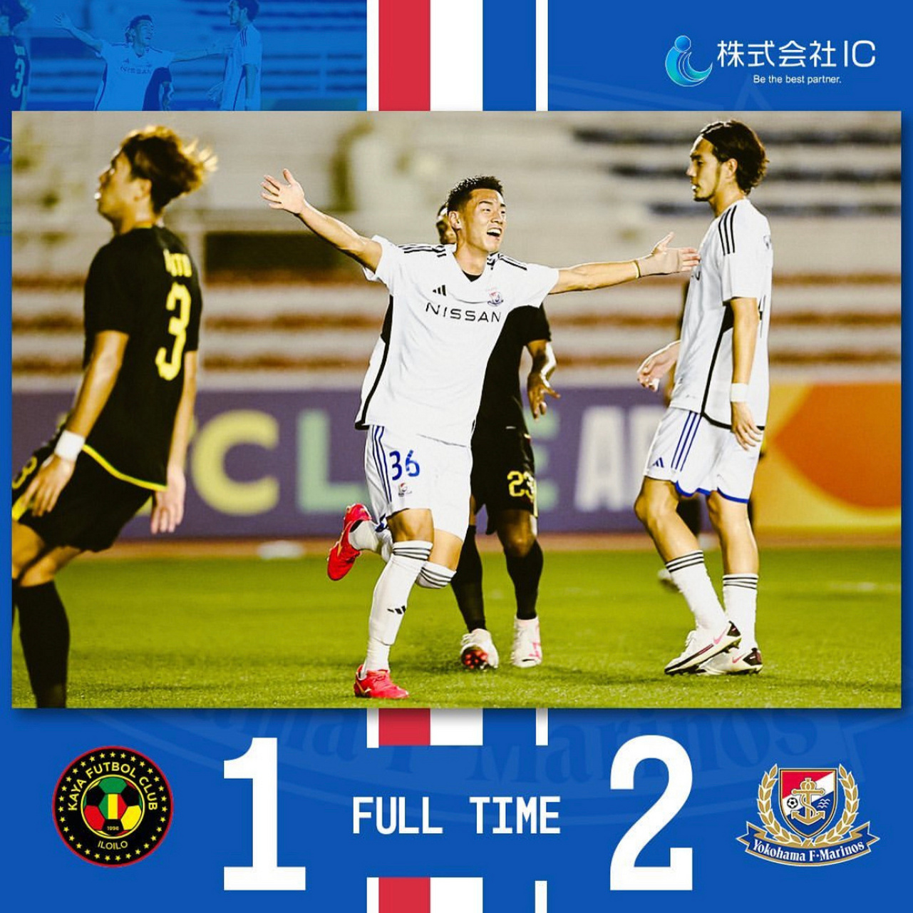 关于横滨水手战胜全北现代，晋级亚冠半决赛的信息